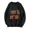 thumbnail image 5 of Women Crew Neck Pullover Women's Sweatshirt Dress 2026 Women Oversize Sweatshirts Long Sleeve Crewneck Letter Printed Lightweight Loose Sweatshirts Blouse Top S, 5 of 7