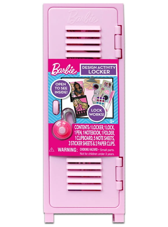 Barbie Locker Art & Craft Activity Set, for Female Child Ages 3+