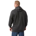 thumbnail image 4 of KingSize Men's Big & Tall Longer-Length Fleece Full Zip Hoodie, 4 of 5