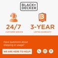 thumbnail image 2 of BLACK+DECKER Enrouleur de Rallonge Rétractable Inversé de 50 Pieds 14AWG Câble d'Alimentation SJTW, pour Outils Électriques - Cordon d'Alimentation Extérieur, 2 of 6