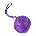 thumbnail image 6 of Incipio SpinBeats Wireless Bluetooth Speaker Portable Mini Speaker with RGB Lights, Spinning Top Design, Compact Pocket Size, Loud Clear Sound for Phone, Tablet, Laptop, Travel LED Speaker-Purple, 6 of 11