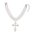 thumbnail image 2 of GUOOL Collier Pendentif Croix, Collier Empilé pour Robe de Soirée, Anniversaire, Couleur, 2 of 9
