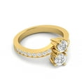 thumbnail image 2 of 1.00ctw Diamond Two Stone Ring in 10k Yellow Gold (G-H, I2-I3, 1.00ctw), 2 of 3