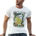 thumbnail image 5 of Classic Southern Rock Tee, 70s Jam Band T-Shirt, Vintage Peach Inspired Apparel White-style S, 5 of 7