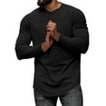 thumbnail image 3 of VJATTWR Men's Long Sleeve T-Shirt, 1-Pack, up To Size 5Xl Xl, 3 of 9