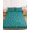 Green, Teal, Jade, Mint, variant on Queen Size Fitted Sheet Set - Southwestern 3 Piece Bedding Sets 16" Deep Pocket Fitted Sheet with 2 Pillowcases, Teal Green Paisley Print Vintage Rustic Brushed Microfiber Hotel Luxury Bed Sheets