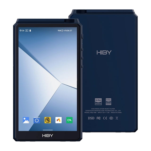 HiBy R6 gen3 Reproductor DAP Hi-Res Audio con Amplificador Clase A y AB / Android 12 / Bluetooth 5.0 / WiFi / Memoria Expandible 4G+64G+2TB