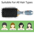 thumbnail image 3 of Forest Elephant Air Cushion Comb Large Elephant Print Hair Brush ，for Men, Women and Children Long and Short Curly Hair, Straight Hair, Dry Hair, Wet Hair, Reduce Hair Tangles, 3 of 6