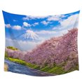 thumbnail image 1 of Japanese Kitchen Sakura Texture Tapestry Wall Hanging Boho Tapestry Wall Home Bedroom Living Room Decor Hanging Cloth, 1 of 1