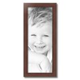thumbnail image 2 of ArtToFrames 10" x 26" Honors Mahogany with Gold Picture Frame, 10x26 inch Brown Wood Poster Frame (WOM-5156),  Pack, 2 of 7