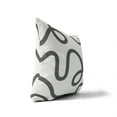 thumbnail image 3 of Squig Ivory Charcoal Throw Pillow, 3 of 4