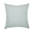 thumbnail image 6 of Ox Bay and Stacy Garcia 20" x 20" Light Blue Checkered Embroidered Cotton Blend Adult Decorative Throw Pillow Cover, 6 of 7