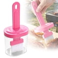 thumbnail image 2 of Silicone Pastry Basting Brush - 1Pc 6.7" Heat Resistant Brush for Baking Cooking Food, BPA Free Kitchen Brush for Sauce Butter Oil, with Sauce and Oil Bottle for Barbecue BBQ Grilling,Pink, 2 of 9