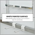 thumbnail image 3 of 6PCS Square Tube Hook Supermarket Shelf Goods Display Hook (White 5.7mm Thick), 3 of 6