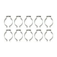 thumbnail image 4 of 10Pcs Spring Terry Clips Open Type Spring Steel Tool Clips Heavy Duty Water Pipe Clamps Hardware 46Mm Smile Home, 4 of 9