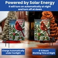 thumbnail image 4 of FLAGWIX Cardinal Christmas American Solar LED Garden Flag MLN4450SF - USA Flags Decor Indoor Outdoor, 4 of 5