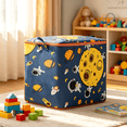 thumbnail image 3 of Clothes Storage Bins with Lids, Large Capacity Double Zipper Cute Organizers Storage Containers with Reinforced Handle for Clothing, Blanket, Comforters, Bed Sheets, Toys, 3 of 9
