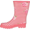 thumbnail image 3 of Women's Journee Collection Seattle Mid Calf Rain Boot Pink Rubber 6.5 M, 3 of 5