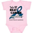 thumbnail image 3 of Inktastic We'll Beat Cancer Together- Colon Cancer Awareness Boys or Girls Baby Bodysuit, 3 of 5