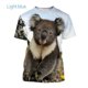 thumbnail image 3 of Camiseta con estampado 3D de animales y oso koala para hombre, camisetas con estampado de personalidad de Australia, camisetas unisex informales de manga corta para hombre, 3 of 5