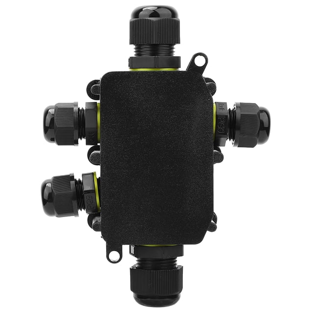 Waterproof Junction Box IP68 Plastic Electrical Junction Box 4m Underwater Connection Wiring Box T100 450VAC 24A UL94V-2