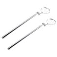 thumbnail image 3 of OULII 2Pcs Retractable Inspection Mirrors Stainless Steel Silver for Finding Small Metal Objects, 3 of 7