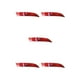 thumbnail image 3 of Scienceny Reflector de parachoques trasero derecho izquierdo de coche para E70 2011-2013 rojo 63147240998 63147240997 Type2 NO2, 3 of 6