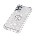 thumbnail image 4 of Funda para Samsung Galaxy A32 5G con Brillo Líquido Flotante, Purpurina, Parachoques y Anillo Giratorio Soporte, 4 of 5