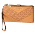 thumbnail image 3 of Michael Kors Jet Set Travel Large Double Zip Wallet MK Cider Yellow Multi Python, 3 of 5