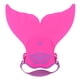 thumbnail image 4 of Aleta De Natación Monoaleta De Sirena Para Niños, Aletas De Cola Monolíticas, Aletas De Una Pieza, Color Rosa, 4 of 7