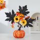 thumbnail image 3 of Decoración de árbol de calabaza de simulación de Halloween, decoraciones para el hogar de otoño y Acción de Gracias, adornos florales para mesa de comedor y sala de estar, 3 of 6