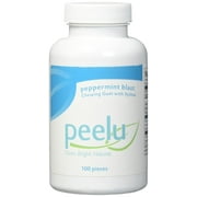 Peelu Chewing Gum Peppermint Blast - 100 Pieces Pack of 2