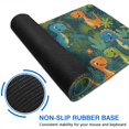 thumbnail image 6 of Long Mouse Pads for Desk,Green Cartoon Dinosaurs Jungle Pattern Desk Mats on Top Of Desks, Desk Mouse Pad Extra Large with 3mm Non-Slip Base and Stitched Edge for Gaming,Office,Work,Home 35.4"x15.7", 6 of 6