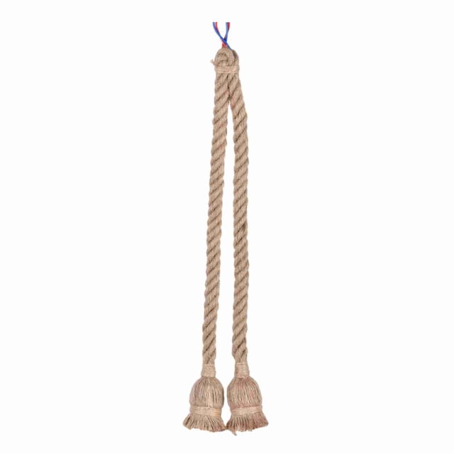 1 lámpara colgante de cuerda de cáñamo retro, lámpara de techo, lámpara de loft, lámpara industrial creativa de doble cabezal