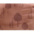 thumbnail image 4 of oneOone Georgette Viscose Fabric Tree & Giraffe Block Print Fabric By Yard 42 Inch Wide, 4 of 4