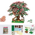 thumbnail image 5 of Bonsai Tree Building Set,Japanese Tree House Model Sets for Adults, 1600Pieces Mini Micro Bricks Collectible Creative Gift for Teens Girls 14+, 5 of 7