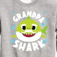 thumbnail image 3 of Baby Shark - Grandpa Shark - Toddler And Youth Crewneck Fleece Sweatshirt, 3 of 6