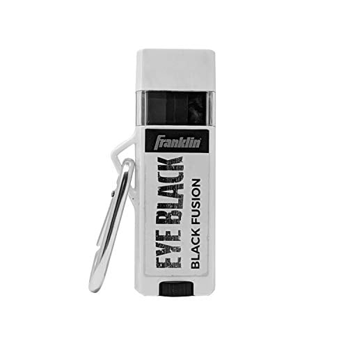 Pelota de béisbol Franklin Sports Eye Black negra para niños y adultos