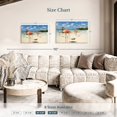 thumbnail image 3 of Elephant Stock Aruba Beach Pink Flamingos Wall Art - Horizontal Canvas Wall Art - Living Room Wall Decor - Animal Canvas - Blue And Beige Decor - 30" x 20", 3 of 4