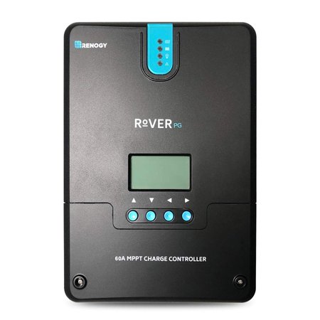 Renogy Rover 60 Amp 12V/24V/36V/48V Positive Ground MPPT Solar Controller Compatible with Li,Sealed