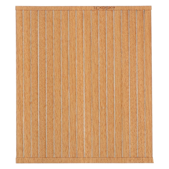 80 tiras de madera maciza para cubierta de barco, ideales para aficionados al bricolaje, modelos de barcos marinos, suelos de madera en miniatura