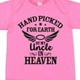 thumbnail image 4 of Inktastic Handpicked for Earth by My Uncle in Heaven with Angel Wings Boys or Girls Baby Bodysuit, 4 of 5