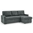 thumbnail image 5 of Kingway Furniture Fliner 2 Piece Upholstered Chaise sectional with USB in Gray, 5 of 6