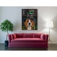 thumbnail image 3 of Epic Graffiti 'Beagle and Books,' by Fab Funky, Canvas Wall Art, 40"x54", 3 of 3