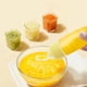 thumbnail image 3 of Cuchara de silicona con depósito, para alimentos sólidos, 90 ml, color amarillo, 3 of 5