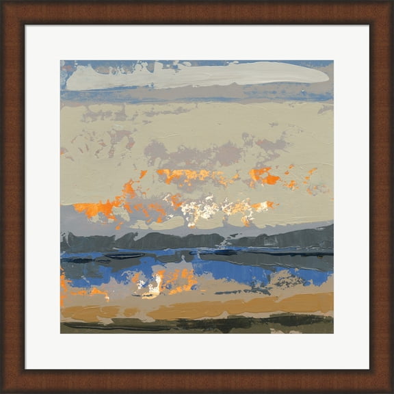 Great Art Now Evening Killala Bay by Grainne Dowling Framed Wall Art 20"W x 20"H