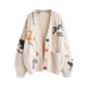 thumbnail image 5 of Suéter tipo cárdigan de estilo coreano para mujer, estilo holgado, de primavera y otoño, suéter corto holgado, top de otoño, 5 of 5