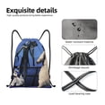 thumbnail image 4 of Goofa The Nightmare Before Christmas Print Drawstring Backpack Bag Sport Gym Sackpack Cinch Bags Drawstring Bags Draw String Sport Bag-Medium, 4 of 6
