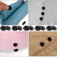 thumbnail image 5 of Botones a presión con cierre a presión (juegos de 40 de 21 mm), botones negros con costura invisible y revestimiento de metal resistente a la oxidación, utilizados para billeteras, bolsos y ropa, 5 of 5