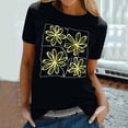 thumbnail image 2 of Women Short Sleeve Tops Fitted Button Down Shirts for Women Work Graphic Tees Trendy, 2 of 5